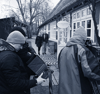 Filmen für Teleshopping-Sender QVC